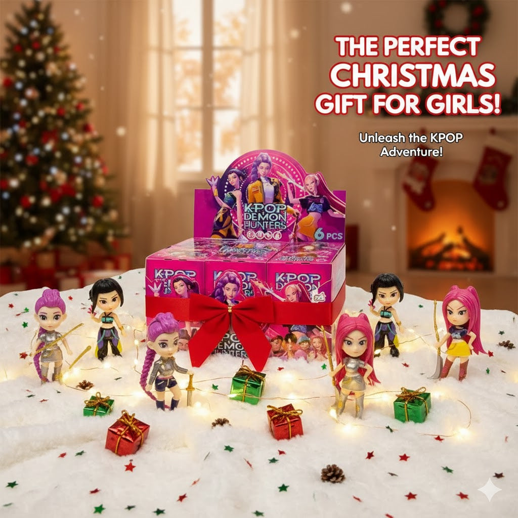 6 PC Demon Hunters Anime K-Pop Collectible Set